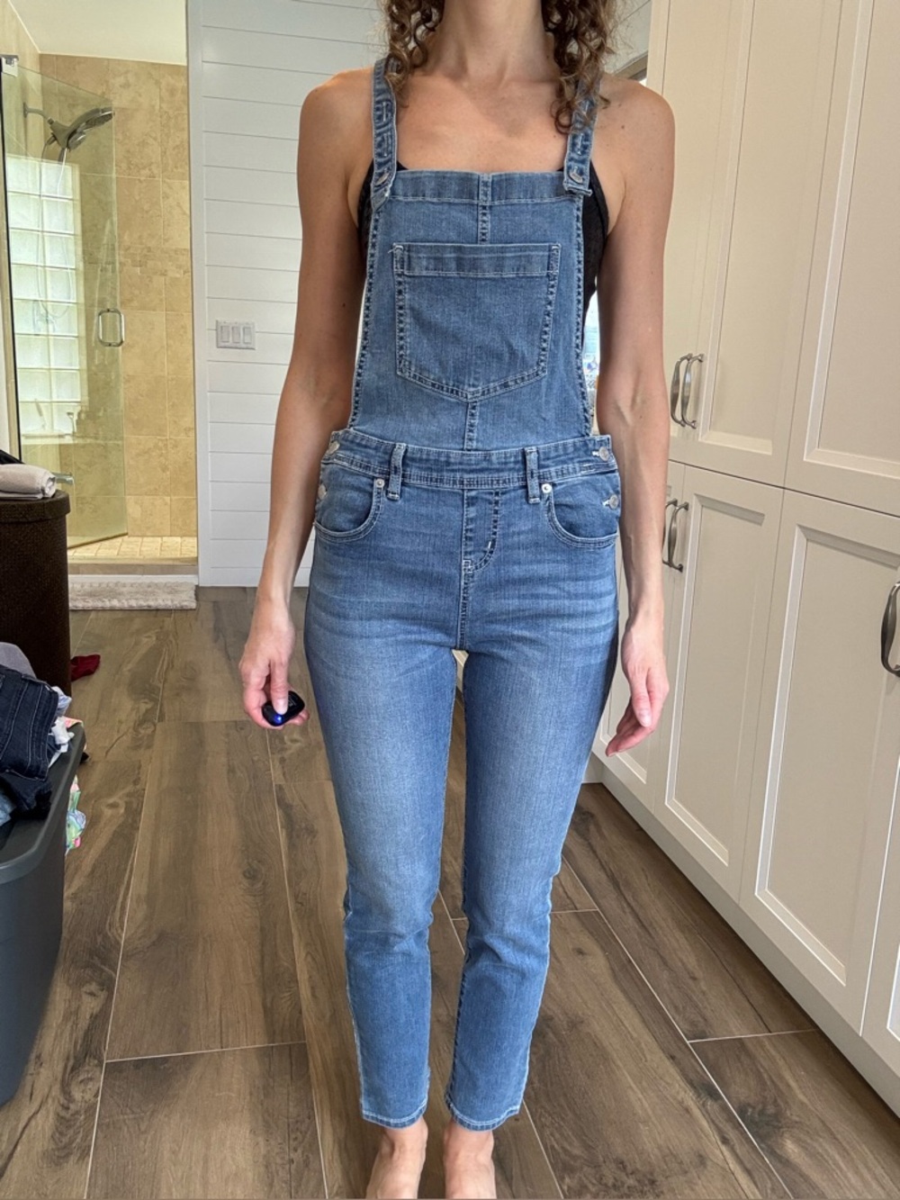 Cat & Jack Super Stretch Denim Overalls